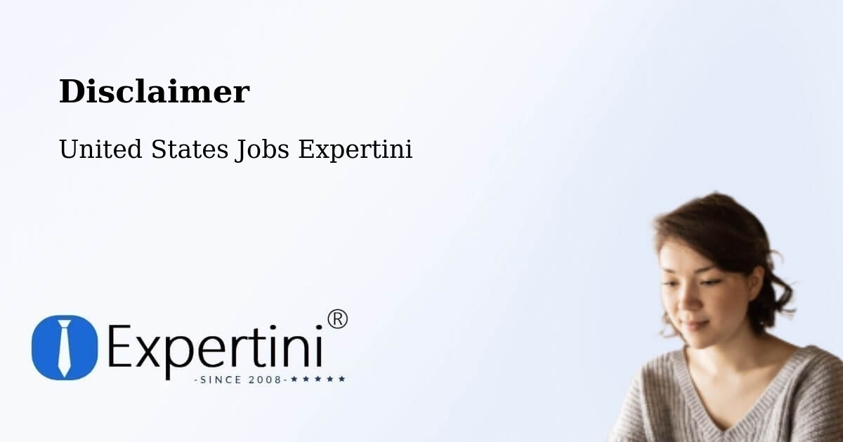 Disclaimer – Benicia - United States Jobs Expertini
